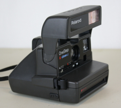 Polaroid One Step Close Up 600 Instant Film Camera with Leather