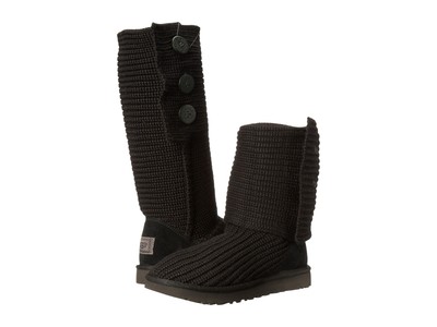 black knit uggs