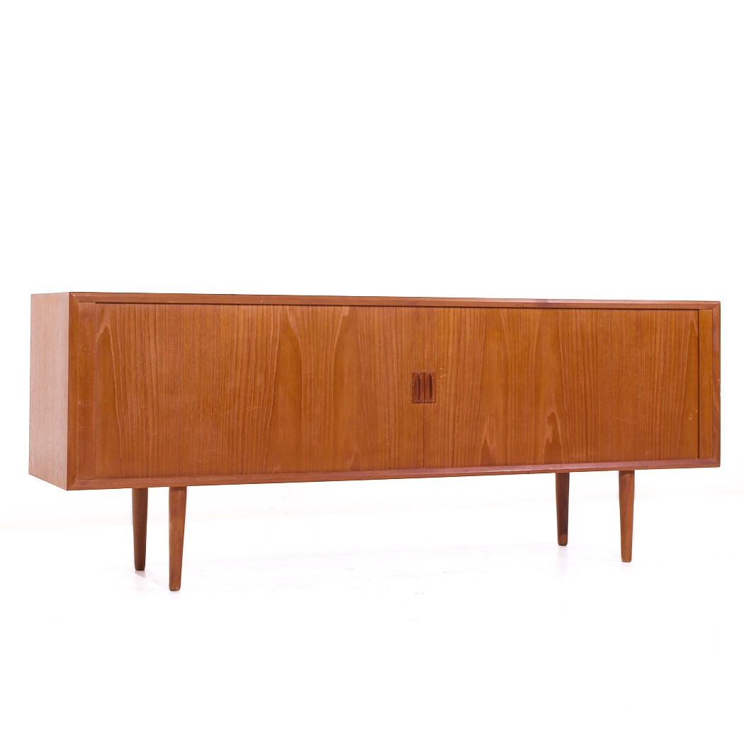 Svend Aage Larsen for Faarup Møbelfabrik MCM Danish Teak Tambour