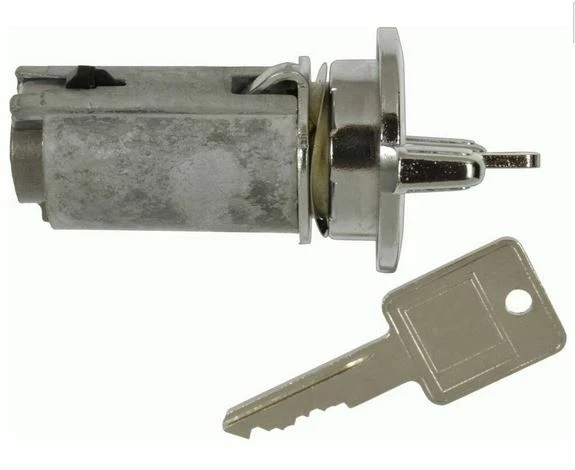  Ignition Door Lock Switch Cylinder Set Chrome W/ Keys for Chevy Pontiac - Image 4 of 4