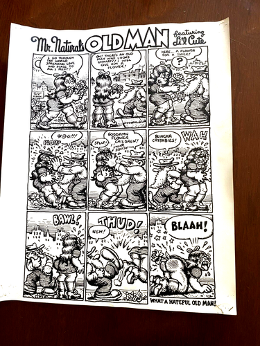 Original poster Robert Crumb "Mr. Natural's Old Man" 1971 | eBay