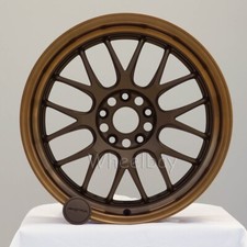 1 Pc Only Rota Wheel Mxr 18x8.5 5x114.3 44 73 Matte Bronze Sport Bronze Lip