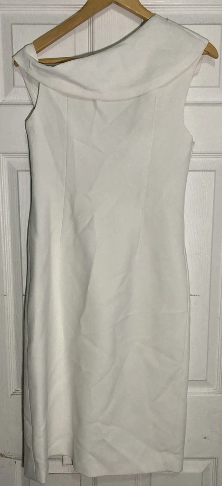 AQ/AQ Women's Midi Dress US 8 Ivory - Image 2 of 3