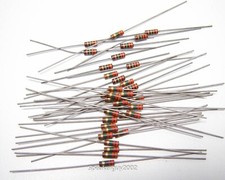 34 Pcs - 1/4 Watt - 5 - Carbon Comp Resistors / 3.3M Ohm