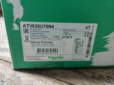 Schneider ATV630U75N4 7.5kW 480V Variable Speed Drive