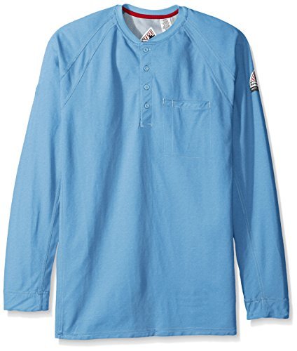 bulwark iq long sleeve henley