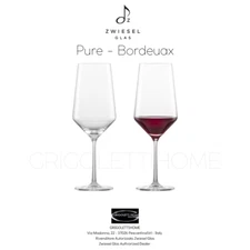 Zwiesel Glas PURE - Set of 2 Bordeaux Red Wine Glasses h cm 26.7 - Dealer