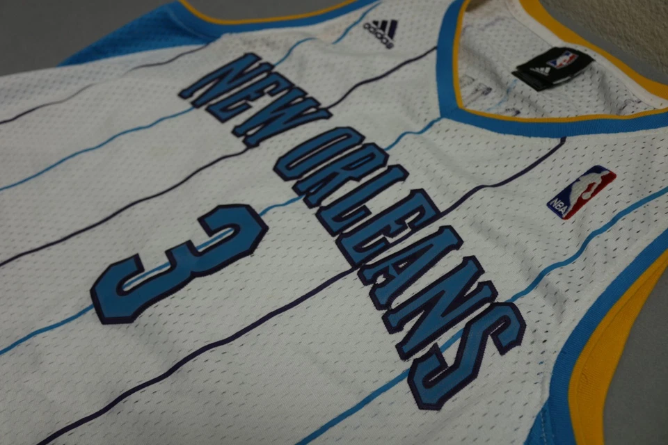 Vintage Adidas Chirs Paul New Orleans Hornets Jersey Mens XL Authentic Swingman - Image 3 of 4