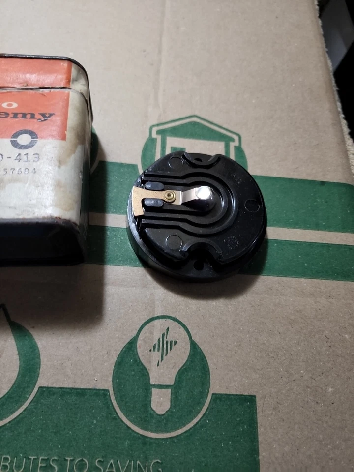 Nuevo de Lote Antiguo AC Delco Remy Rotor D413 1957684 Se Adapta a 62-67 GM Buick & Olds 6 Cilindros Fabricante de Equipo Original Foto 3 de 4