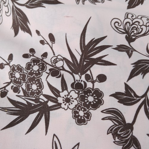 Robert Kaufman NIght and Day fabric 2.5yds Pink Brown floral 100% Cotton - Picture 7 of 7