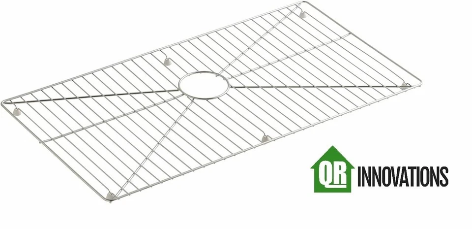 QRINNOVATIONS Rack Compatible with Vault Bottom Basin K-6474-ST Stainless Steel One Size