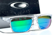 NEW Oakley SYLAS Shiny Clear POLARIZED Galaxy Jade Lens Sunglass 9448F