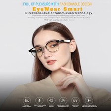 Bluetooth Glasses Men Audio Smart Sunglasses for Men,Support Handfree Music Call