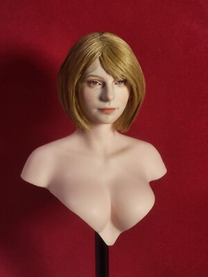 1/6 Ashley Graham custom sculpt head Resident Evil 4 remake phicen tbleague