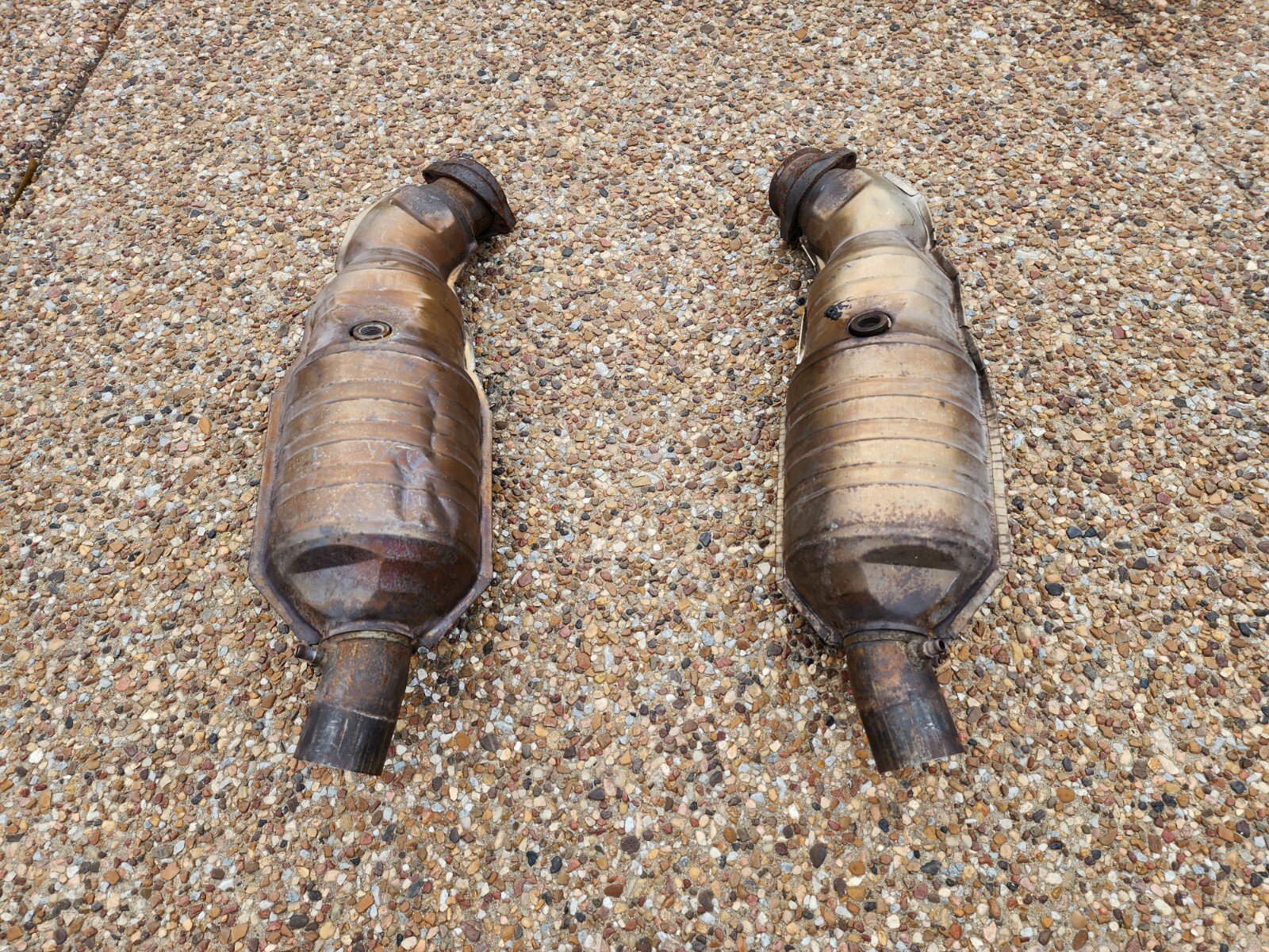 FERRARI 360 MODENA OEM FACTORY GENUINE ORIGINAL EXHAUST SYSTEM WITH PIPE TIPS