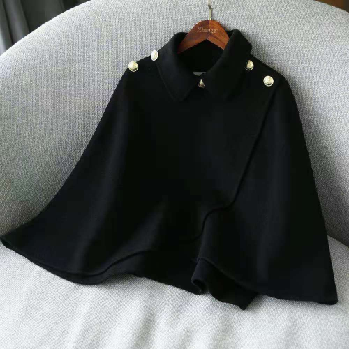 2023 Autumn and winter cape shoulder women's short cape cape cape