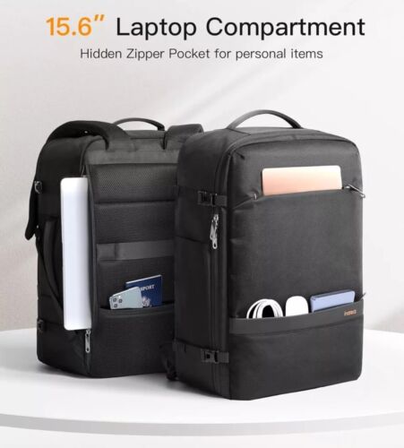 Inateck 42L Travel Carry On Cabin Backpack Hand Luggage Splash-Proof/ New - Picture 2 of 11