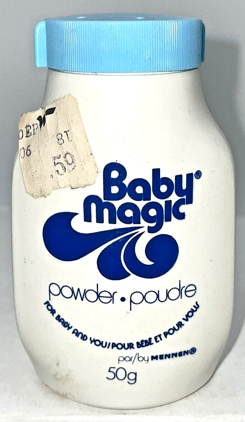 Mennen Baby Magic baby powder Canada 50g 1.7oz Vintage VTG Rare