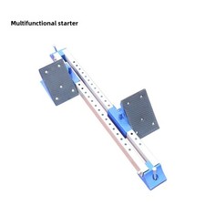 Starting Blocks Runway Track And Field Sports Natural Etallic And Blue Training