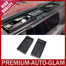 2pcs Dash Tray Storage Box Console Board Organizer For Jeep Wrangler JL JT 2024+