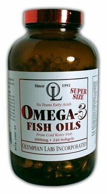 OLYMPIAN LABS OMEGA-3 FISH OILS,1GR, 240 SGEL