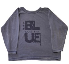 Camp Beverly Hills Sweatshirt Vintage Size Large Save The BLUE