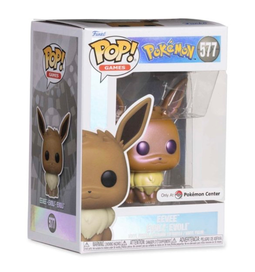 Funko Pop Nacarado Año de Eevee #577 Pokemon Centro Exclusivo - NUEVO