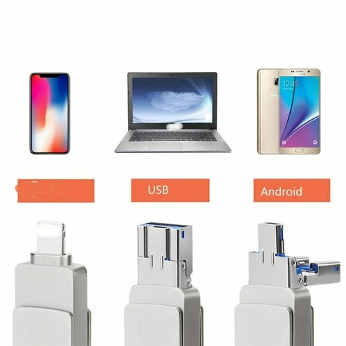 2TB 1TB 256GB 3 in 1 U Disk Speicher Stick OTG USB Flash Drive für IOS Android - Bild 9 von 9