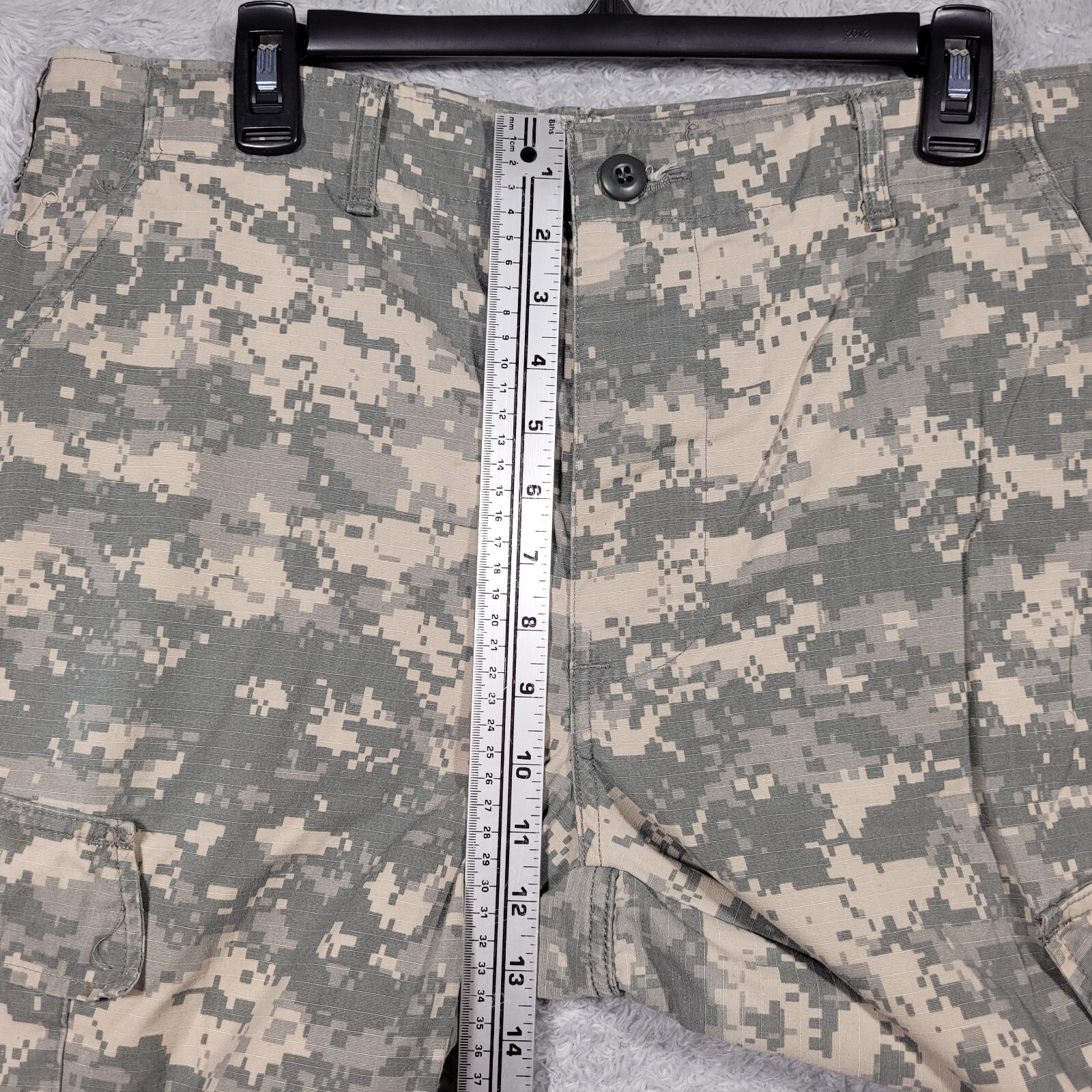 ACU Digital Camo Combat Cargo Pants Ripstop - MEDIUM Regular Military Army #