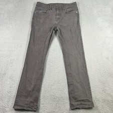 Cody James Jeans Men 37x33 Gray Denim Straight Outdoor Work