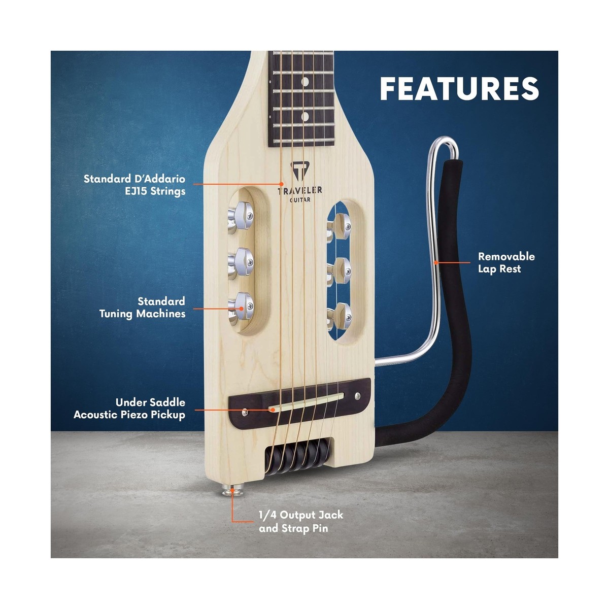 Traveler Guitar Ultra-Light Maple Acoustic Electric Guitar