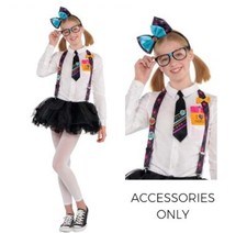 READ Nerd Geek Halloween Costume Accessory Set Broken Glasses Teen Girls One Sz
