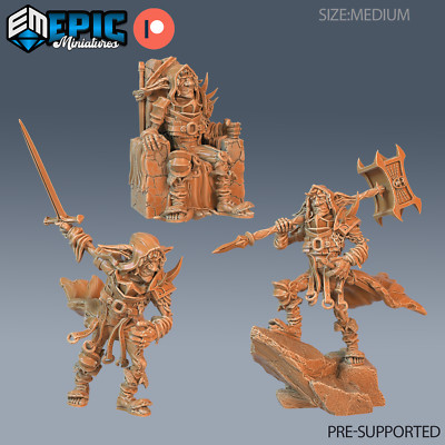 Epic Miniatures Goblin Caves x3 Half Goblin Bandit - 28mm scale Miniatures