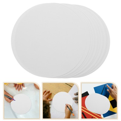  100pcs Round handgefertigtes Handwerkspapier für Kinder Aquarell- und