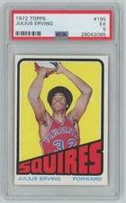 1972-73 Topps Julius Erving PSA 5 Virginia Squires #195 C41