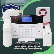 HOMSECUR Wireless WIFI 4G GSM Burglar Intruder Alarm System IOS/Android APP