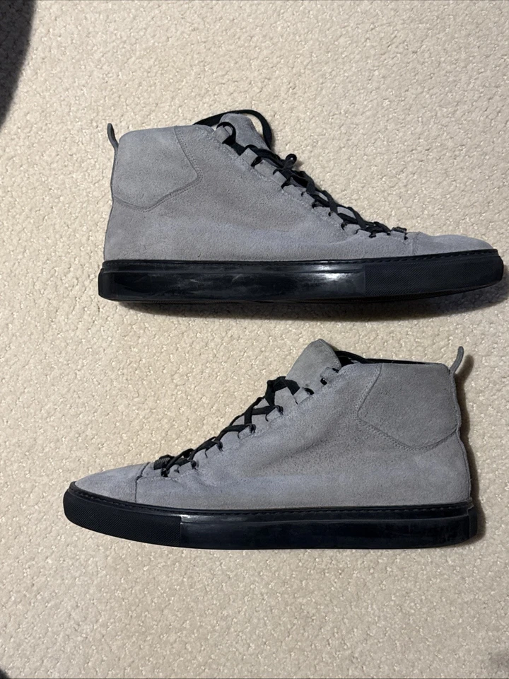 Zapatillas Balenciaga Arena High Noir Gris Gamuza EU 44 (Hombre 10.5) Foto 2 de 4