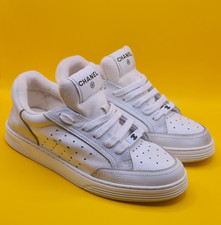 Chanel Women's White Sneakers Trainers EU 38 US 7.5 UK 5.5