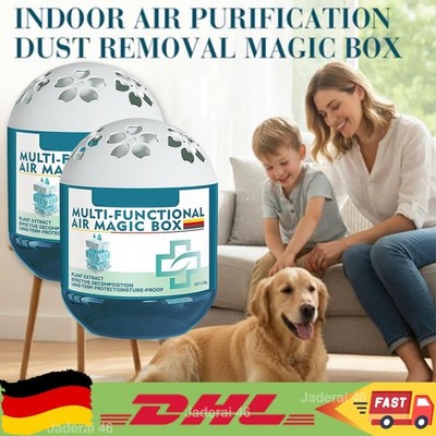 Indoor Air Purification Dust Removal Magic Box,Multi-functional Air Magic Box