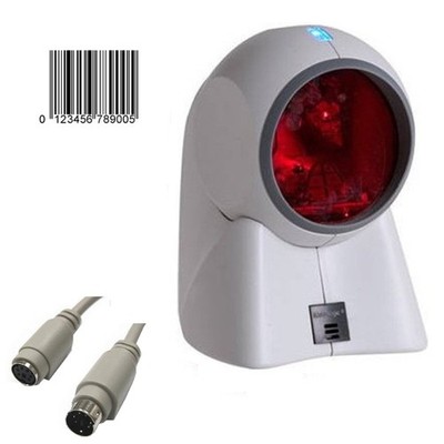 Honeywell Metrologic Laser Barcodescanner Orbit 7120 PS2 Tastaturweiche weiss