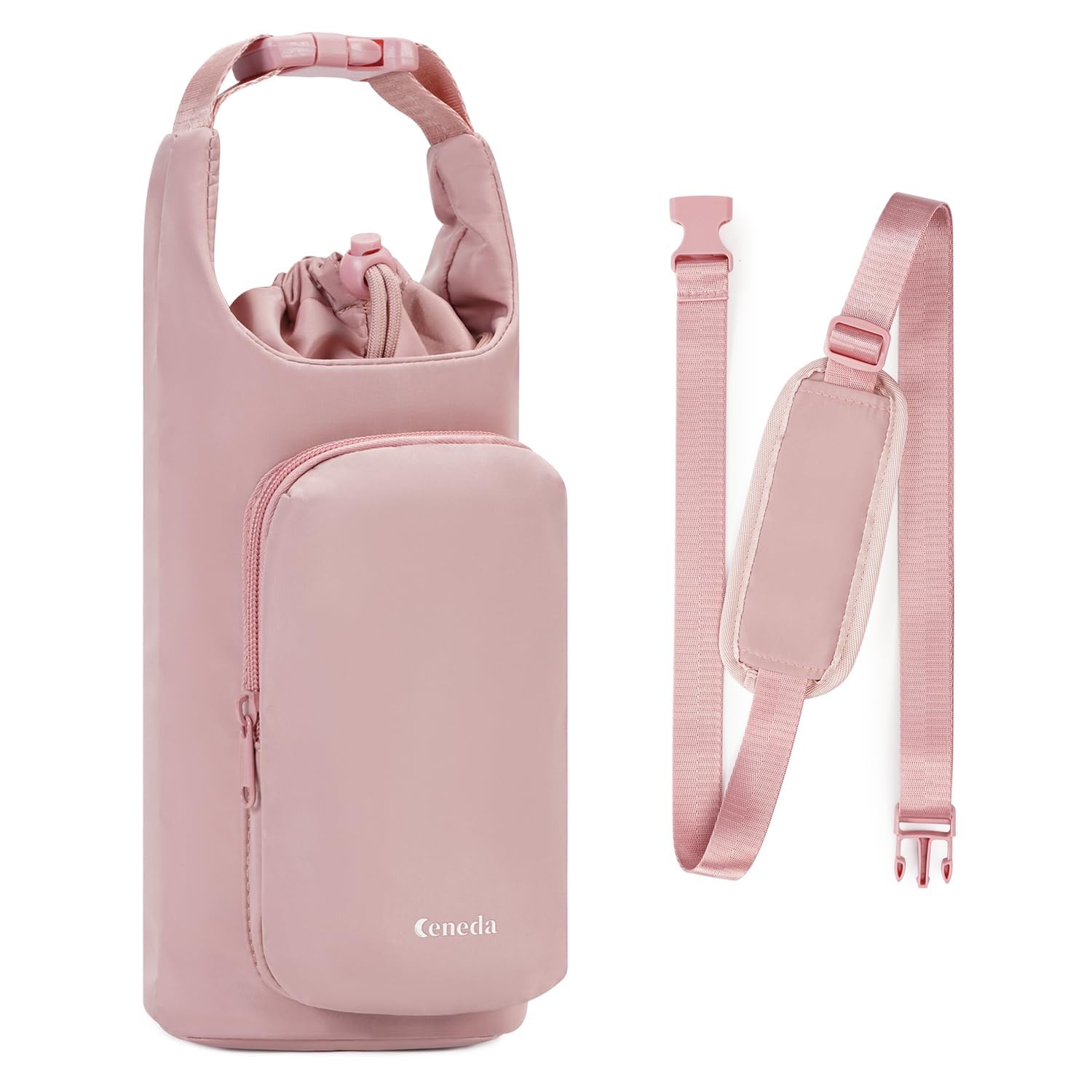Marre d'encombrer vos poches? Sac gourde 32-40 oz avec porte-téléphone pour rando