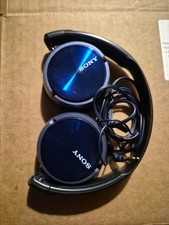 Sony MDR-ZX110 Blue Over the Ear Headphones VGC/Excellent Condition