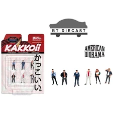 AMERICAN DIORAMA 1/64 DIECAST FIGURES SET KAKKOII AD-2425