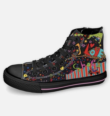 Dockers by Gerli canvas size 40 women's sneakers high top shoes X-Art limited