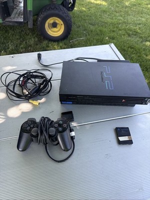 Sony PlayStation 2 PS2 SCPH-30001 Console Bundle OEM 8MB Card  Games Tested