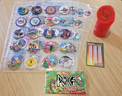 WADDINGTONS POGS SERIE 2 PACK FRISCH NEUWERTIG + EXTRA'S