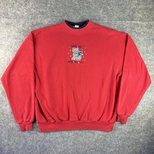 80s VTG Love My Cat Love Me Sweatshirt Crewneck Granny Grandma Chic Embroidered