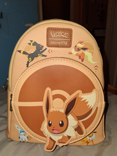 Loungefly Pokemon Eeveelutions Mini Backpack Eevee Lightly Used