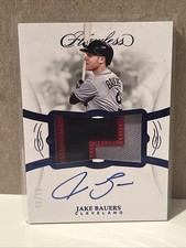 2019 Panini Flawless Jake Bauers Rookie Autograph Patch SSP #8/15 RPA