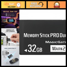32GB Memory Stick Pro Duo Mark2 - High Speed Storage Card for PSP  Cameras